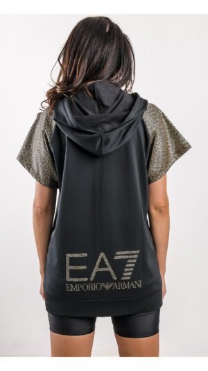 Bluza EA7 Z Krótkim Rękawem Czarna